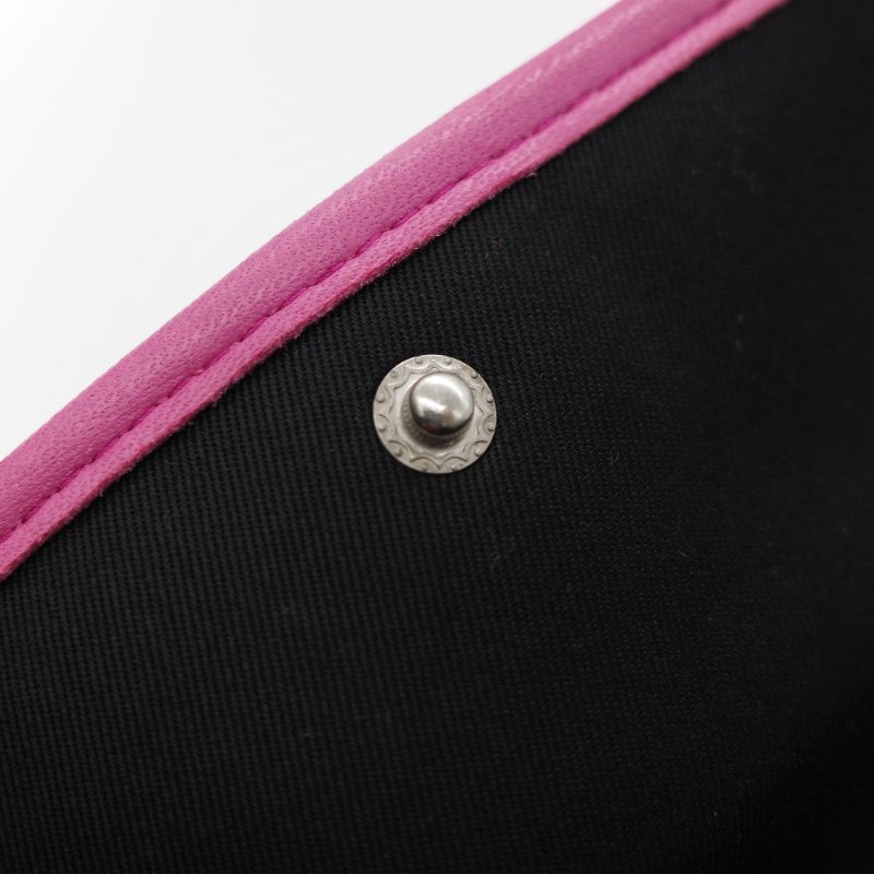 Chanel 香奈兒 織物印花 和平鴿 黑色 拼 桃粉色 鏈條包 口蓋包-26