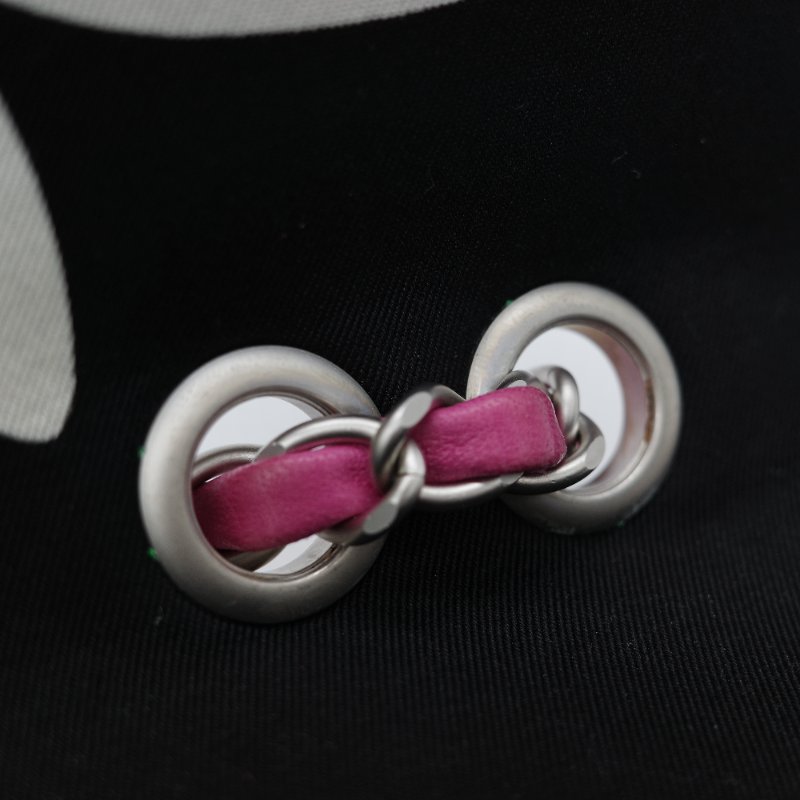 Chanel 香奈兒 織物印花 和平鴿 黑色 拼 桃粉色 鏈條包 口蓋包-33