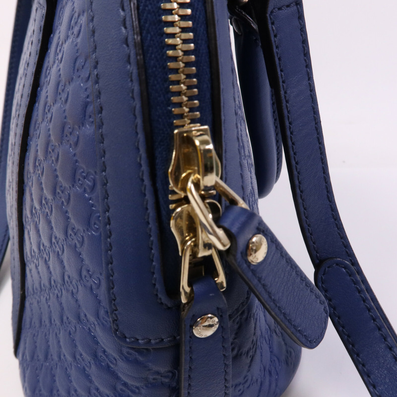 GUCCI 牛皮皮革Mini Dome金扣手挽肩背兩用袋-6