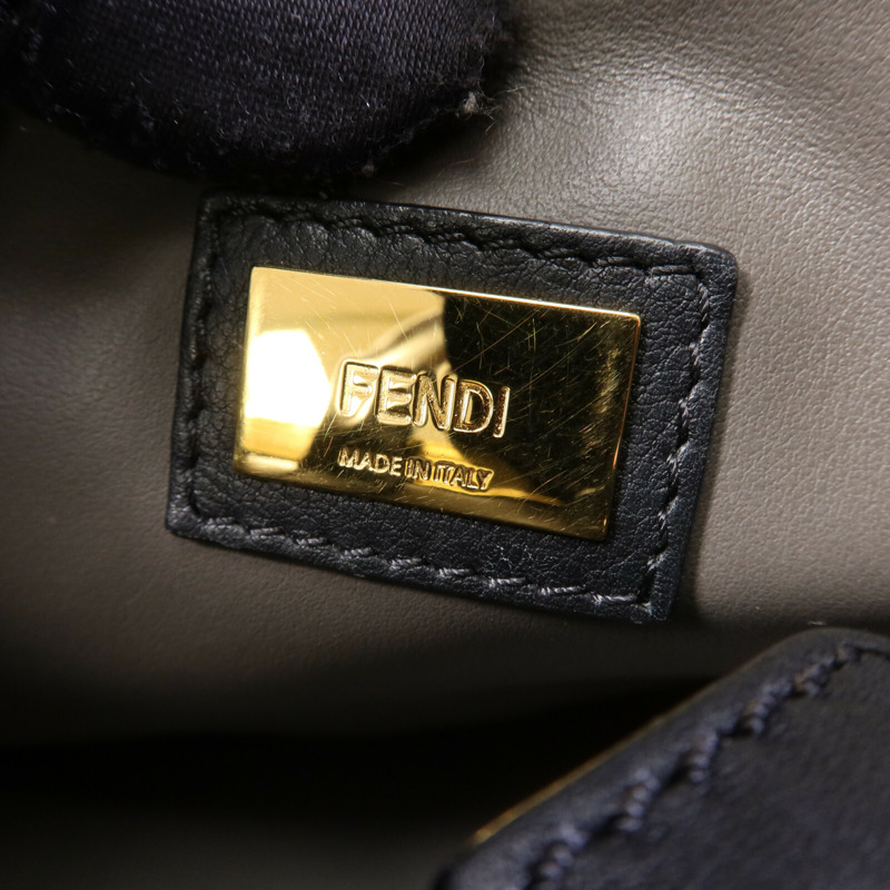 FENDI 牛皮皮革2 Jours金扣手挽肩背兩用袋-5