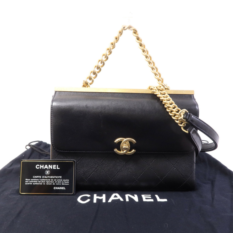 CHANEL 牛皮皮革Coco Luxe Flap Bag Small金扣鏈帶手挽肩背兩用袋-9