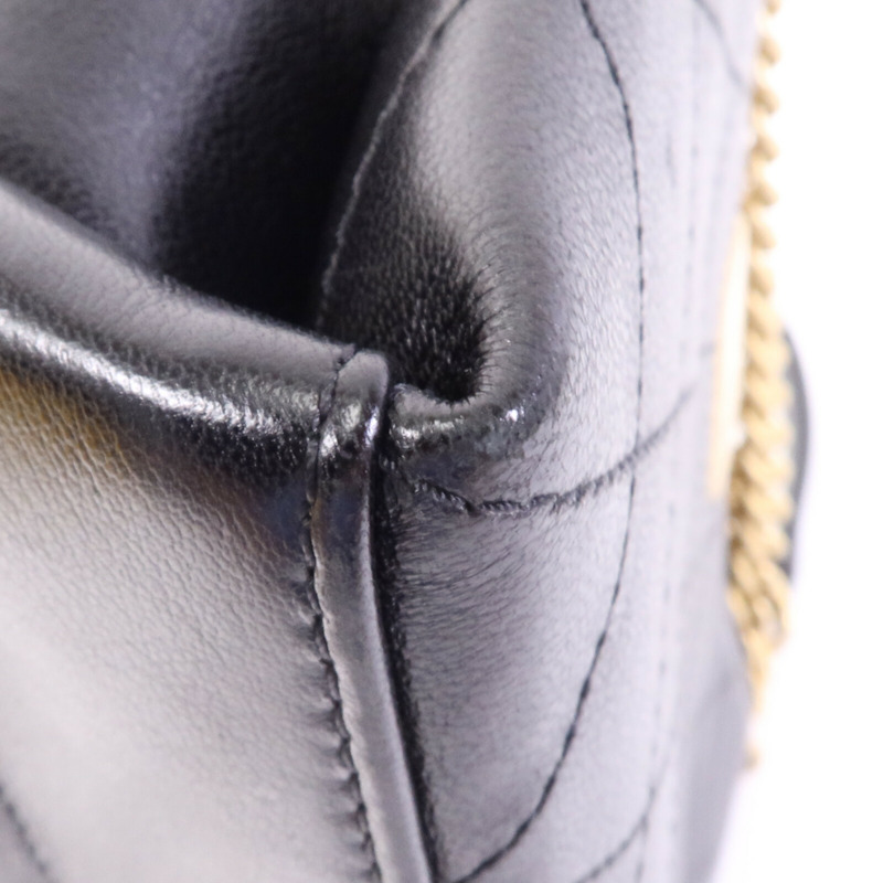 CHANEL 牛皮皮革Coco Luxe Flap Bag Small金扣鏈帶手挽肩背兩用袋-15