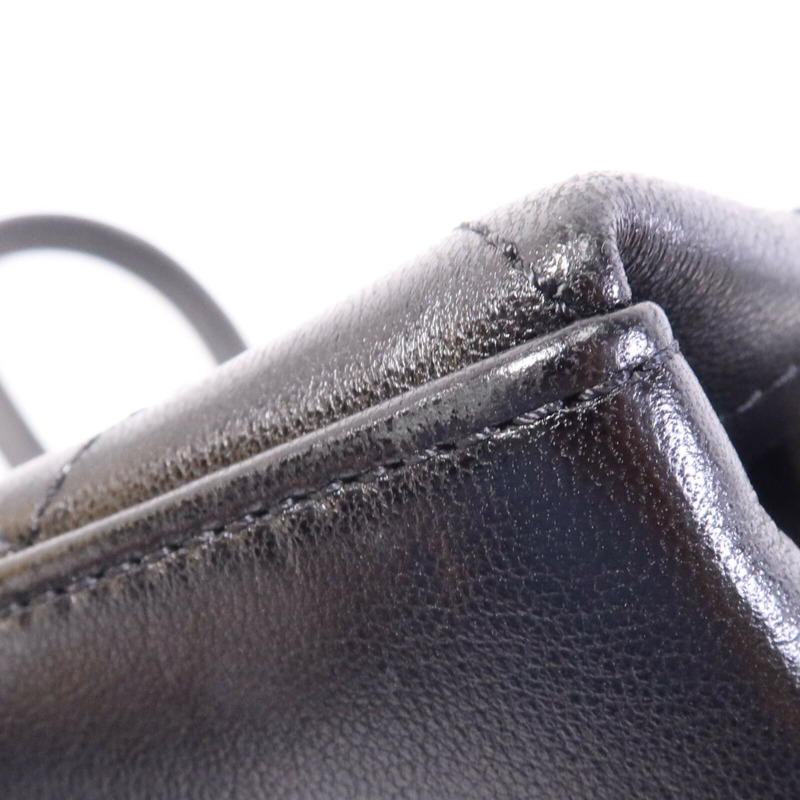 CHANEL 牛皮皮革Coco Luxe Flap Bag Small金扣鏈帶手挽肩背兩用袋-16