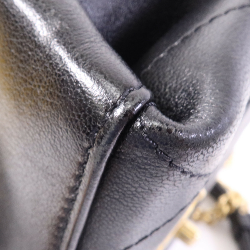 CHANEL 牛皮皮革Coco Luxe Flap Bag Small金扣鏈帶手挽肩背兩用袋-17