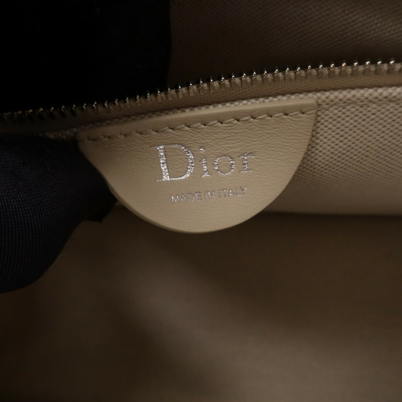 Dior 帆布Book Tote Small銀扣手挽肩背兩用袋-5