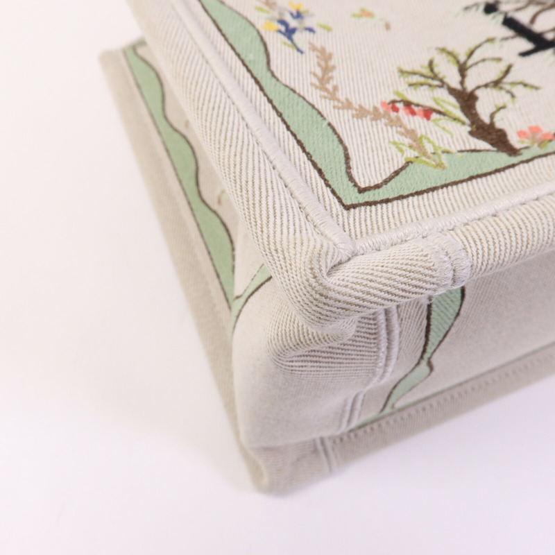 Dior 帆布Book Tote Small銀扣手挽肩背兩用袋-10