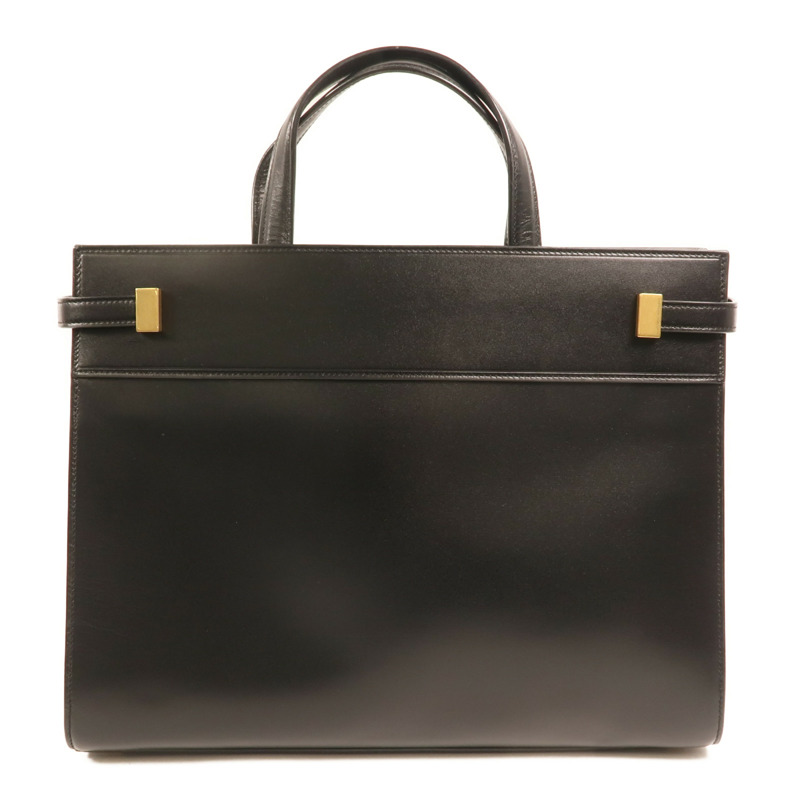 SAINT LAURENT 牛皮皮革Manhattan金扣手挽肩背兩用袋-1