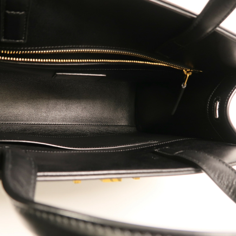 SAINT LAURENT 牛皮皮革Manhattan金扣手挽肩背兩用袋-4