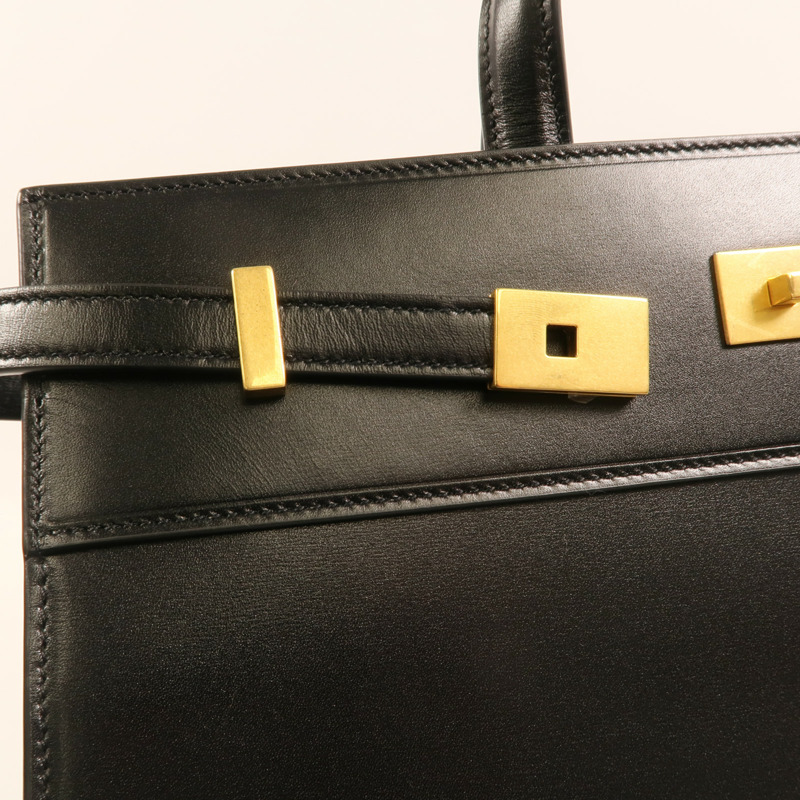 SAINT LAURENT 牛皮皮革Manhattan金扣手挽肩背兩用袋-15