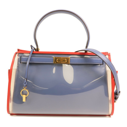 Tory Burch 牛皮皮革Lee Radziwill金扣手挽肩背兩用袋