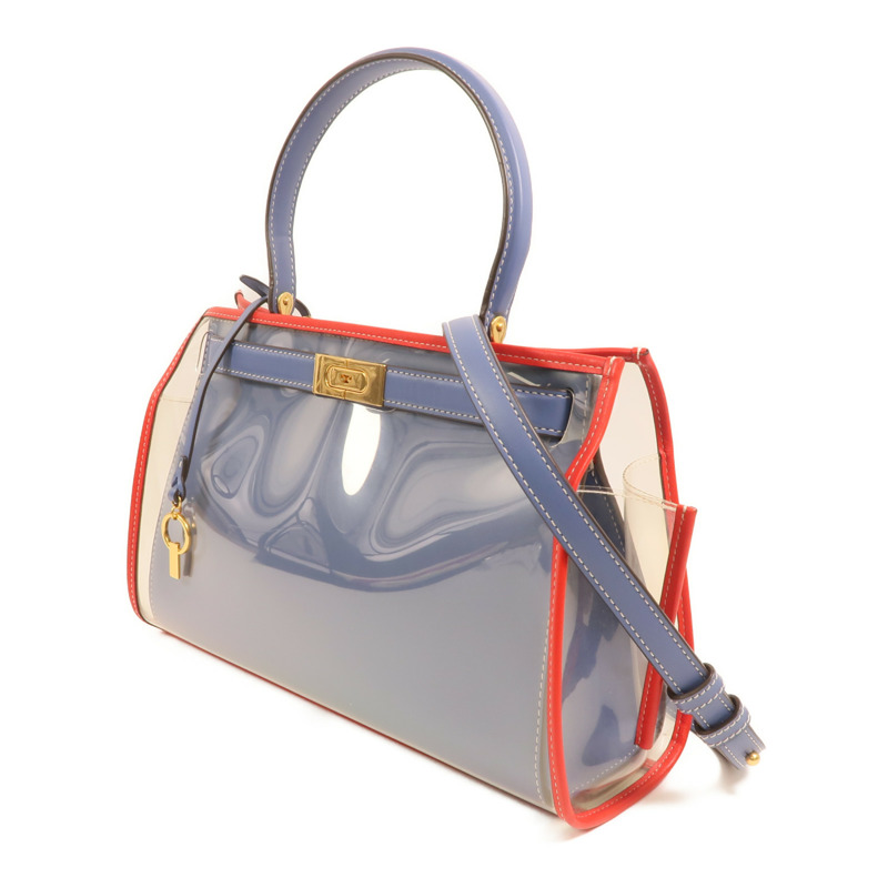 Tory Burch 牛皮皮革Lee Radziwill金扣手挽肩背兩用袋-2