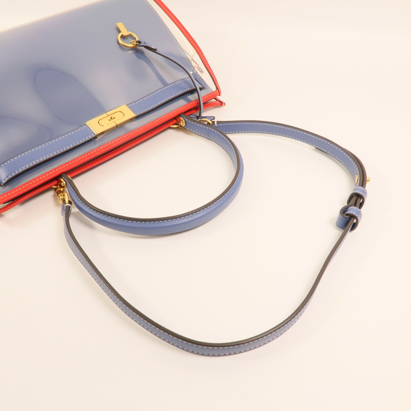 Tory Burch 牛皮皮革Lee Radziwill金扣手挽肩背兩用袋-6