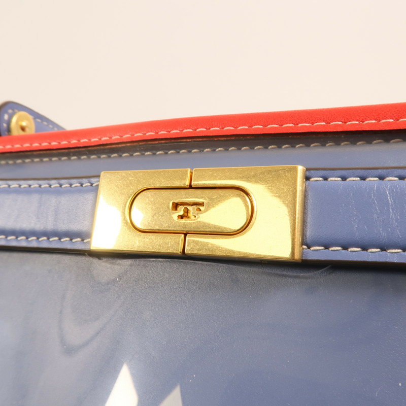 Tory Burch 牛皮皮革Lee Radziwill金扣手挽肩背兩用袋-9