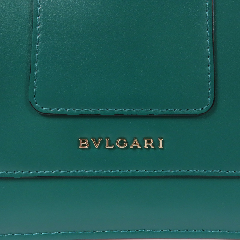 BVLGARI 牛皮皮革Serpenti Forever金扣鏈帶手挽肩背兩用袋-6