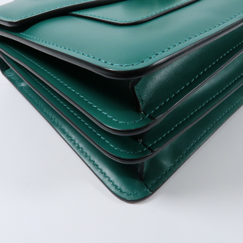 BVLGARI 牛皮皮革Serpenti Forever金扣鏈帶手挽肩背兩用袋-11