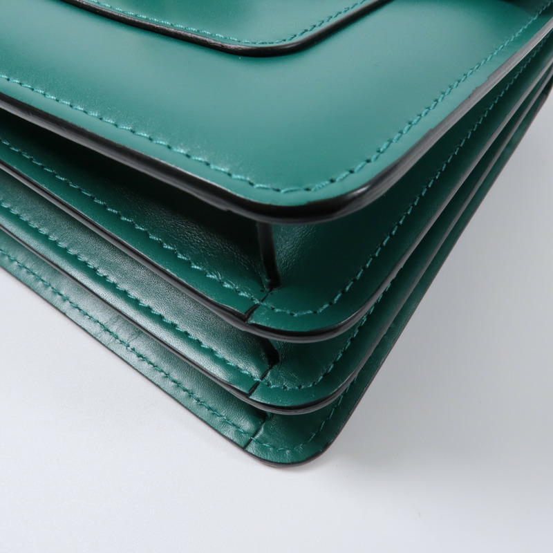 BVLGARI 牛皮皮革Serpenti Forever金扣鏈帶手挽肩背兩用袋-12