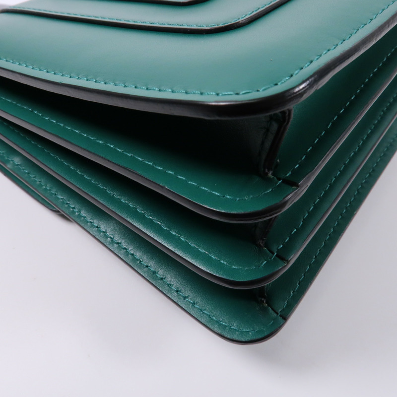 BVLGARI 牛皮皮革Serpenti Forever金扣鏈帶手挽肩背兩用袋-13