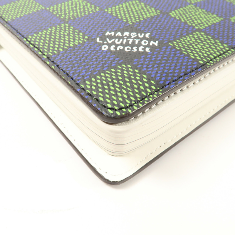 LOUIS VUITTON Damier Book Messenger銀扣肩背袋-12