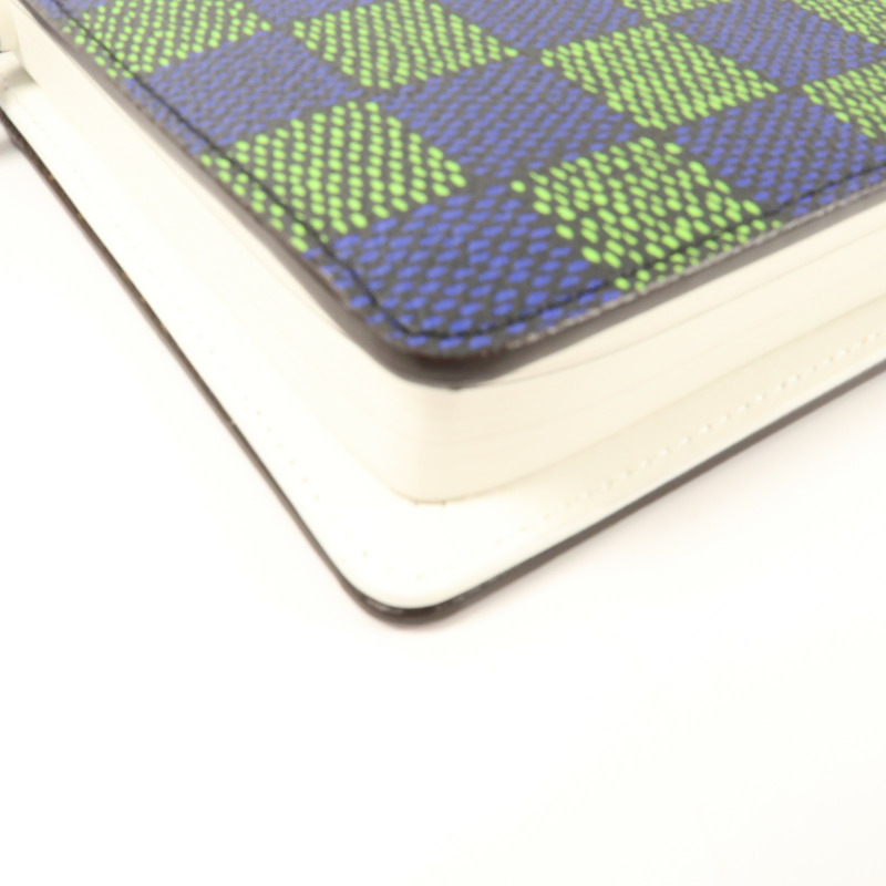 LOUIS VUITTON Damier Book Messenger銀扣肩背袋-14
