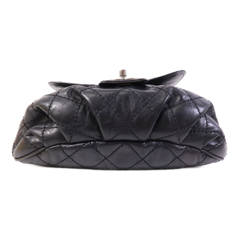 CHANEL 牛皮皮革/羊皮皮革Chain Shoulder Bag銀扣鏈帶肩背袋-3