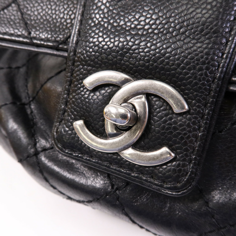 CHANEL 牛皮皮革/羊皮皮革Chain Shoulder Bag銀扣鏈帶肩背袋-6