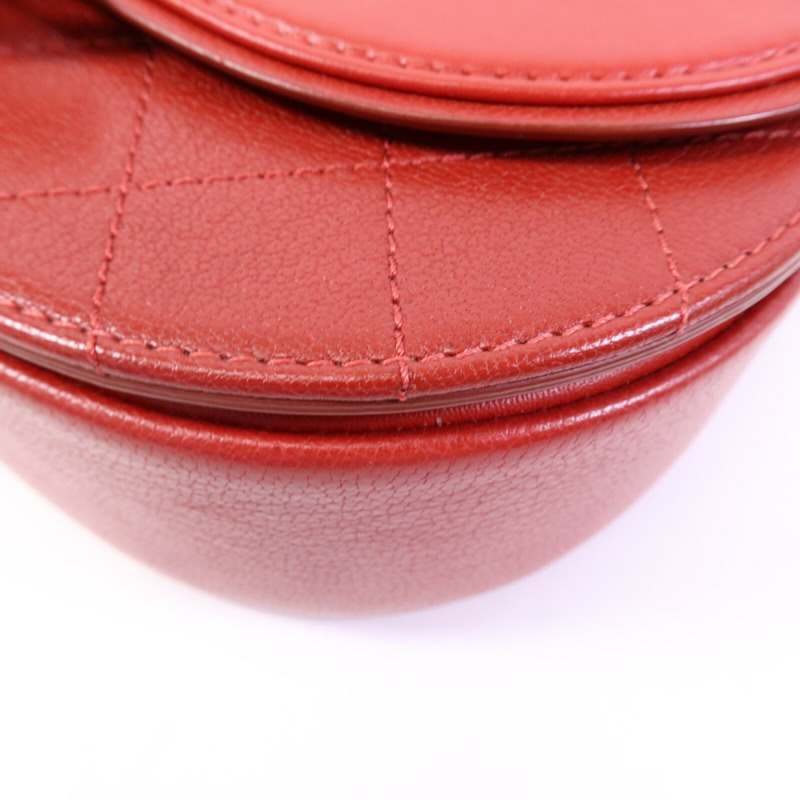 CHANEL 羊皮皮革Coco Curve Flap金扣鏈帶肩背袋-10