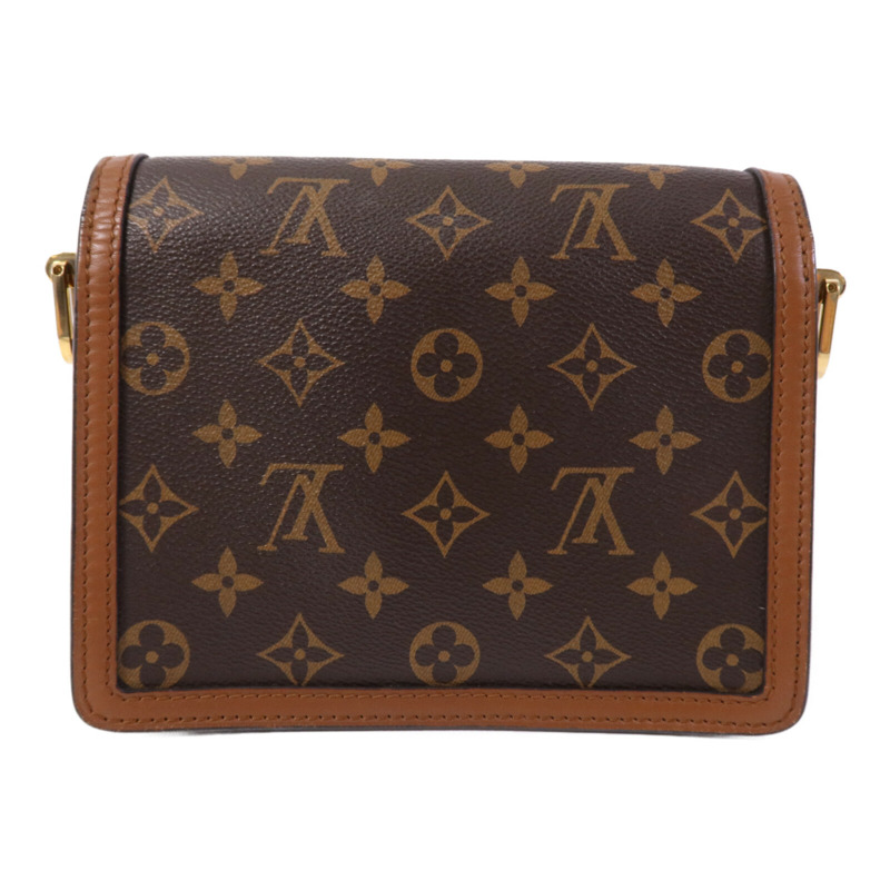 LOUIS VUITTON Monogram Reverse Mini Dauphine金扣肩背袋-1