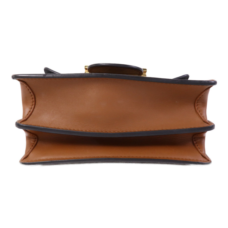 LOUIS VUITTON Monogram Reverse Mini Dauphine金扣肩背袋-3