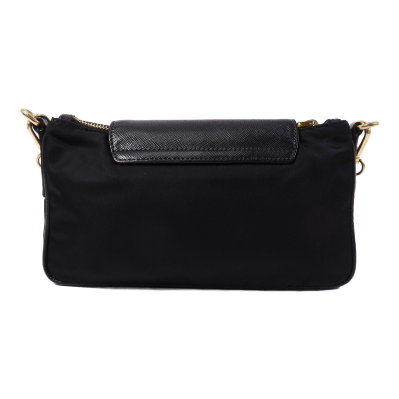PRADA 尼龍Shoulder Bag金扣鏈帶肩背袋-1