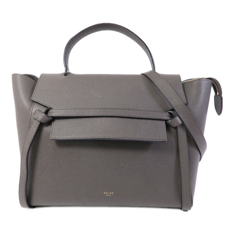 CELINE 牛皮皮革Belt Bag金扣手挽肩背兩用袋