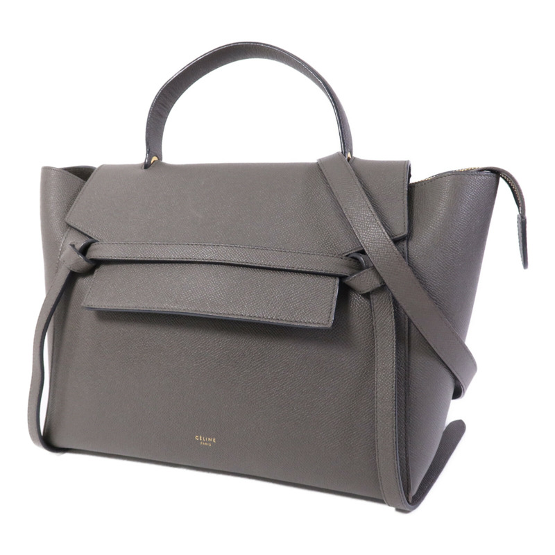 CELINE 牛皮皮革Belt Bag金扣手挽肩背兩用袋-2