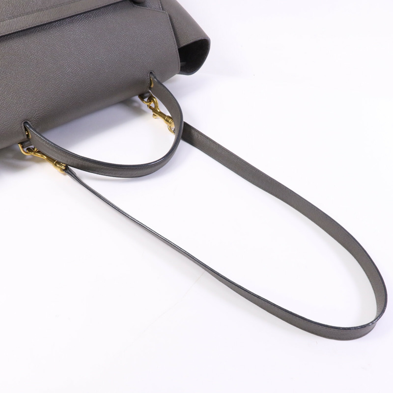 CELINE 牛皮皮革Belt Bag金扣手挽肩背兩用袋-8