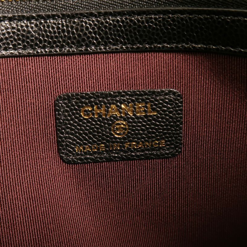 CHANEL 牛皮皮革Clutch金扣手拿包-4