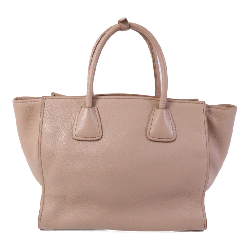 PRADA 牛皮皮革2 Way Shoulder金扣手挽肩背兩用袋-1