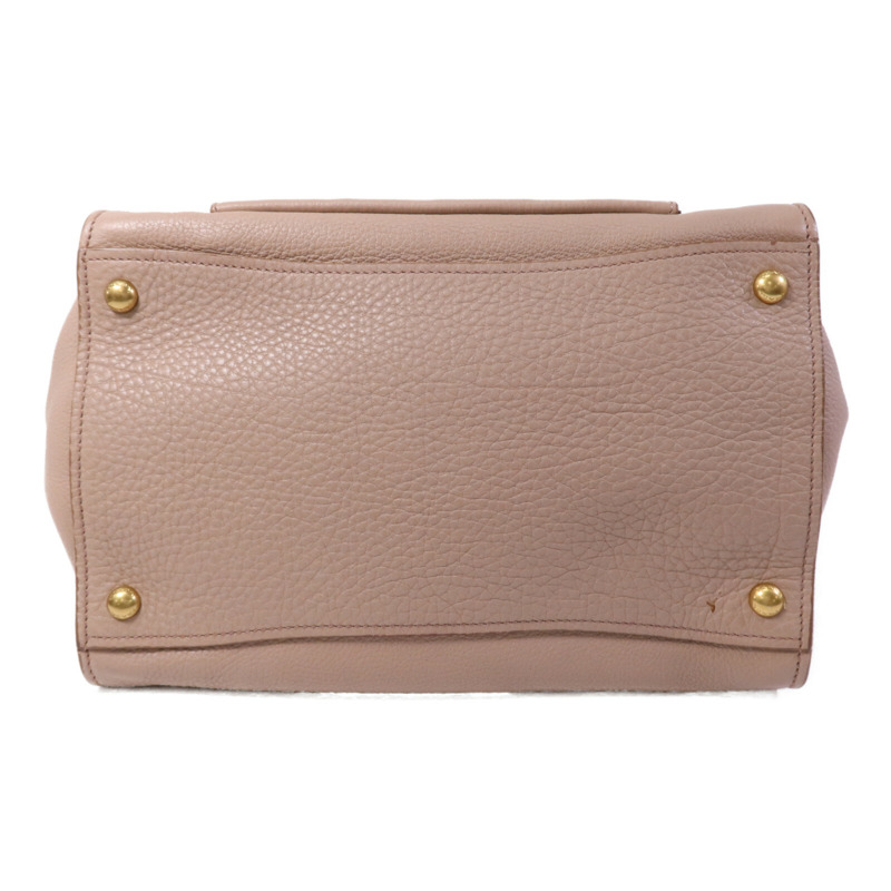 PRADA 牛皮皮革2 Way Shoulder金扣手挽肩背兩用袋-3
