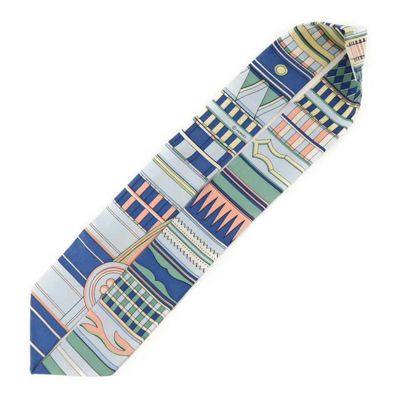 HERMES 絲質Twilly絲巾-2