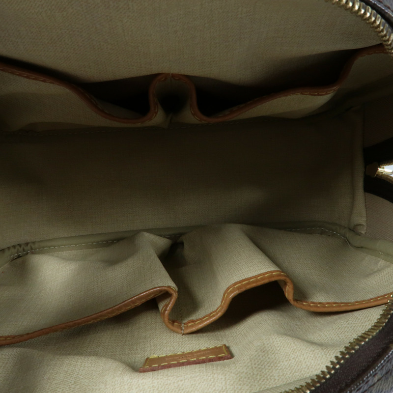 LOUIS VUITTON Monogram Deauville金扣手挽袋-6