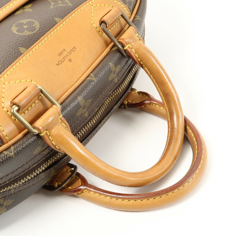 LOUIS VUITTON Monogram Deauville金扣手挽袋-9