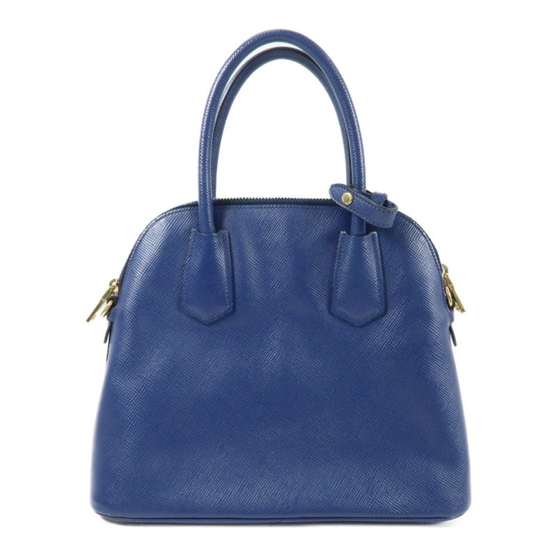 PRADA 牛皮皮革2way Shoulder金扣手挽肩背兩用袋-1