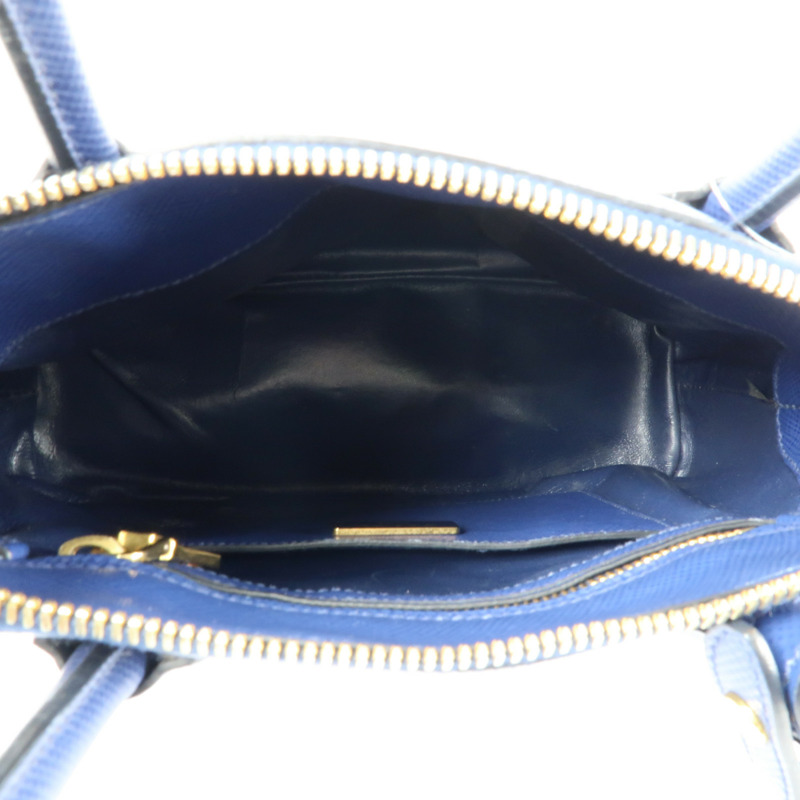 PRADA 牛皮皮革2way Shoulder金扣手挽肩背兩用袋-8