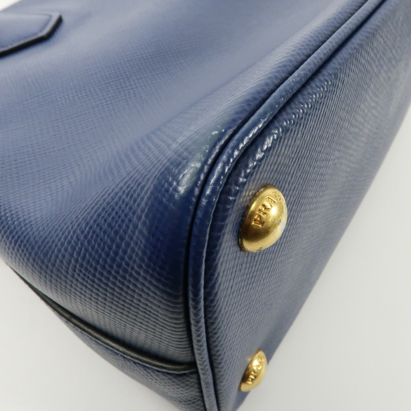 PRADA 牛皮皮革2way Shoulder金扣手挽肩背兩用袋-13