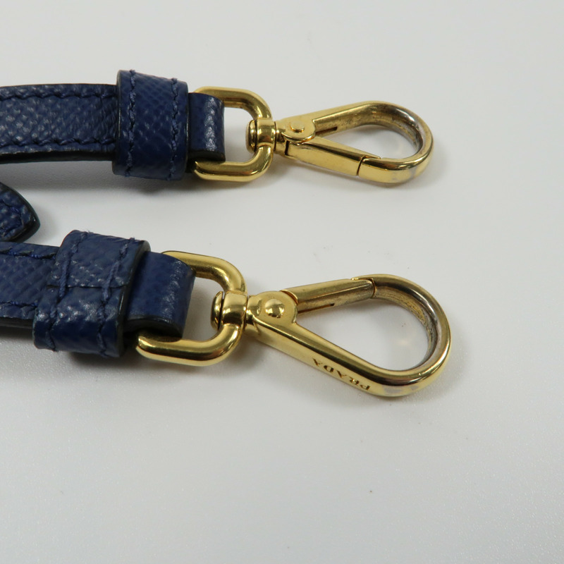 PRADA 牛皮皮革2way Shoulder金扣手挽肩背兩用袋-15