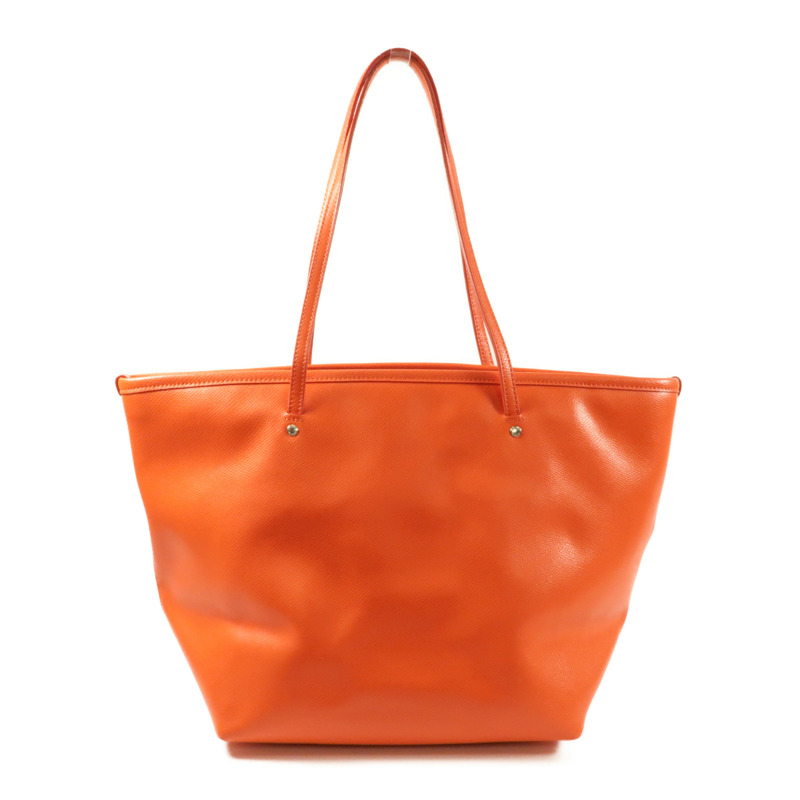 COACH 牛皮皮革Tote Bag銀扣手挽袋-1