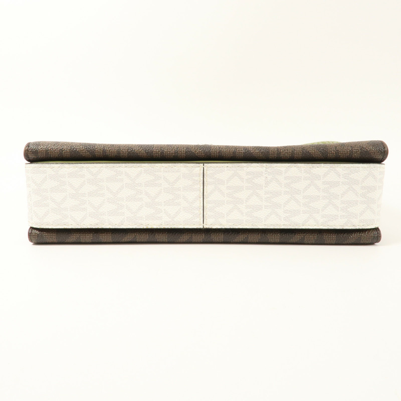 Michael Kors 塗層帆布Shoulder Bag銀扣手挽肩背兩用袋-3