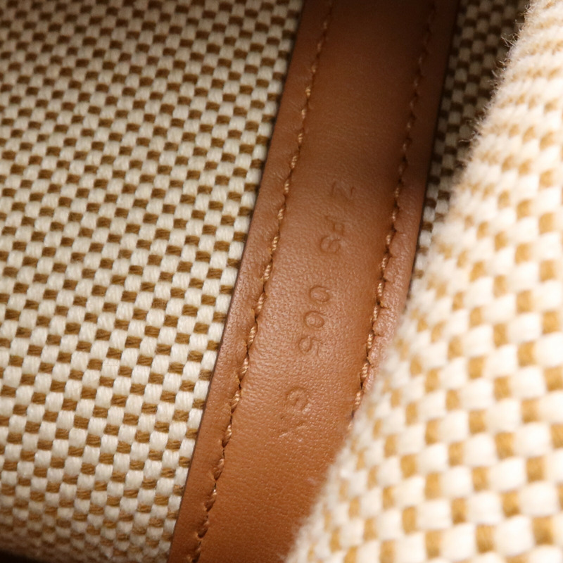 HERMES Toile H/Swift皮革Cabas H En Biais 40手挽袋-6