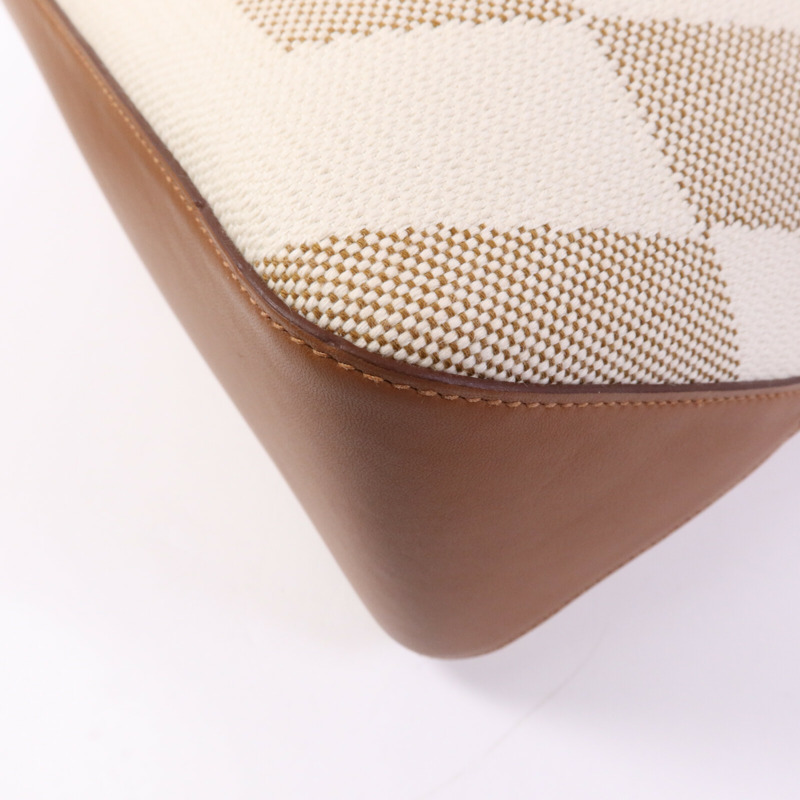 HERMES Toile H/Swift皮革Cabas H En Biais 40手挽袋-9