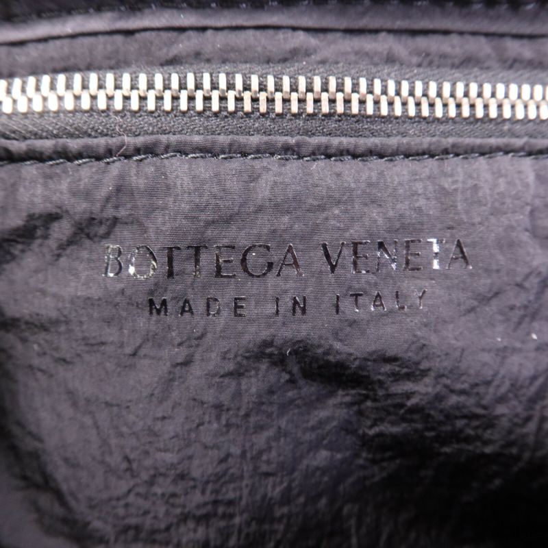 BOTTEGA VENETA 聚酯纖維Small Rumple Messenger銀扣肩背袋-5