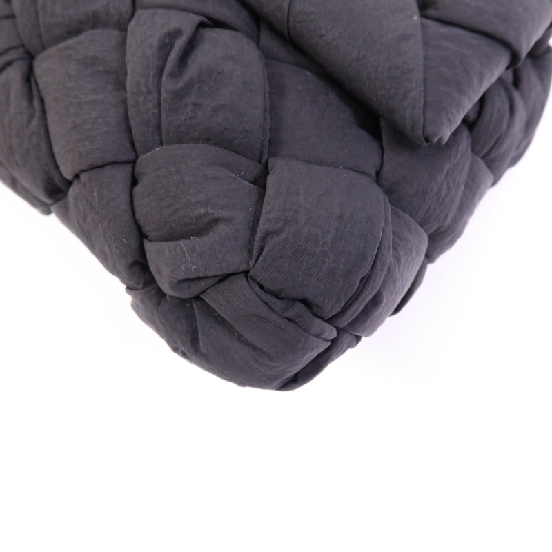 BOTTEGA VENETA 聚酯纖維Small Rumple Messenger銀扣肩背袋-9