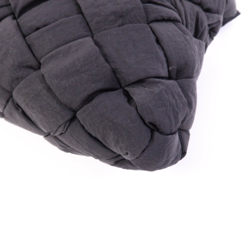 BOTTEGA VENETA 聚酯纖維Small Rumple Messenger銀扣肩背袋-11