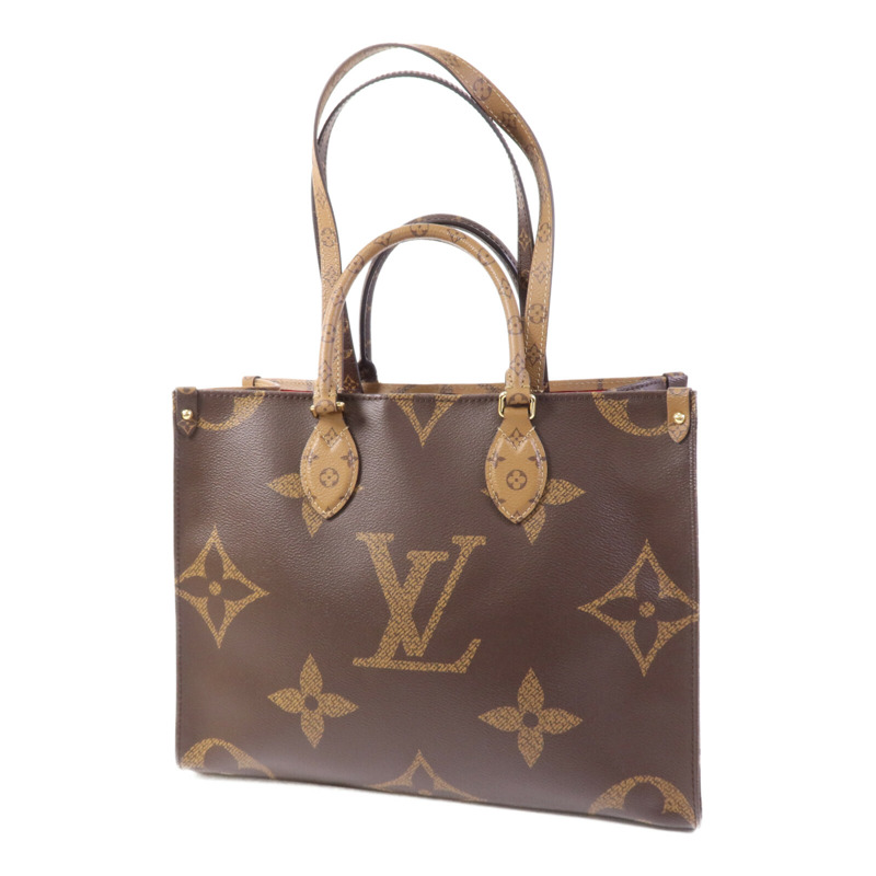 LOUIS VUITTON Monogram Giant On The Go MM金扣手挽肩背兩用袋-2